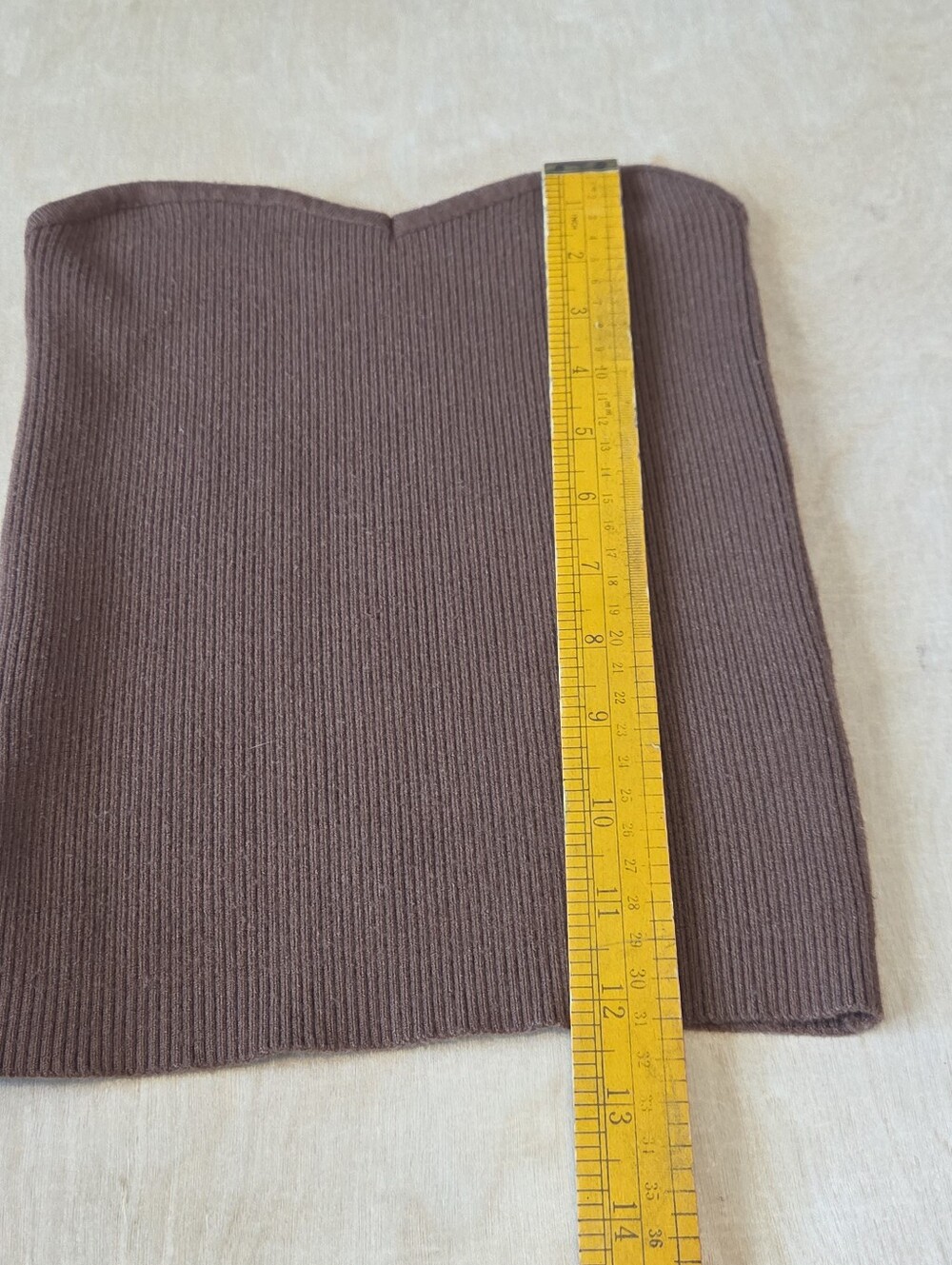 Edikted Knit Tube Top Brown - Picture 10 of 10